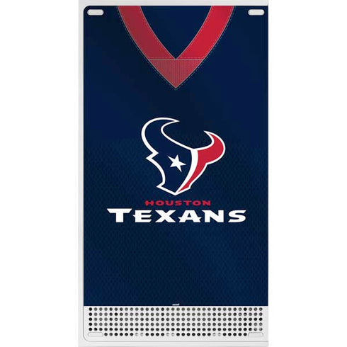 NFL Houston Texans Team Jersey Xbox Series S Console Skin